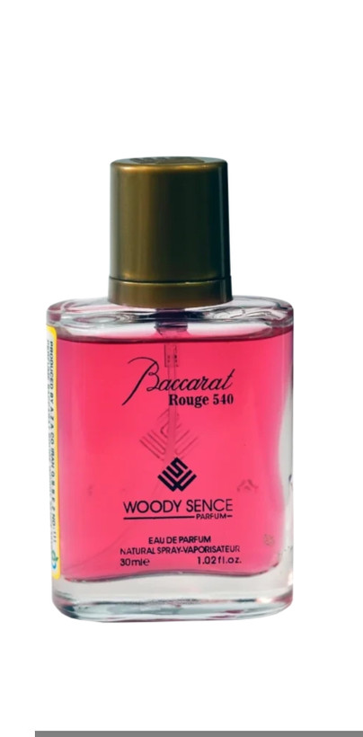 عطر جیبی وودی سنس باکارات رژ Baccarat Rouge 540